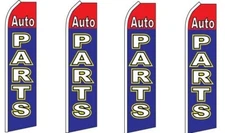 Auto Parts King Size Swooper Flag Pack of 4 (Hardware Not Included) 