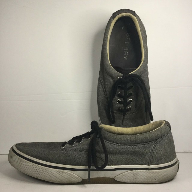 gray sperry boat shoes
