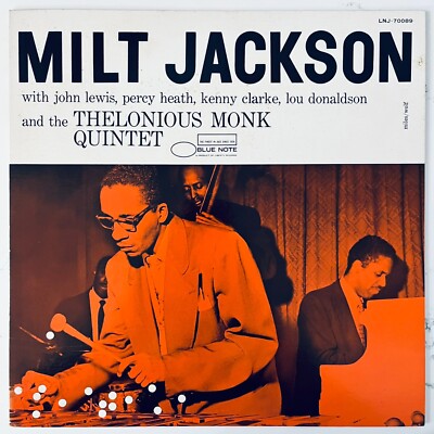 Milt Jackson + Thelonious Monk + Lou Donaldson JAPAN BLUE NOTE LP 1976 MONO  JAZZ