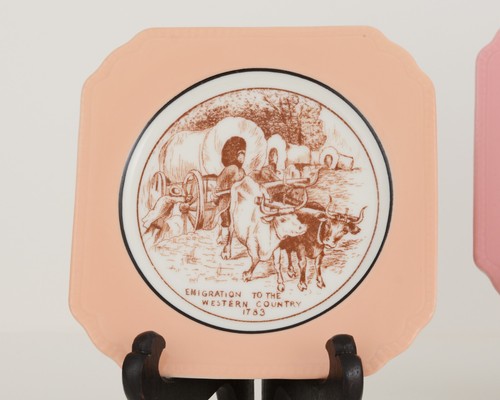 Vintage Syracuse China Porcelain American History Mini Plates/Coasters - Picture 3 of 9