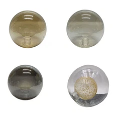 0.8" Opening Smoke Grey Amber Cognac G9 Glass Shade Replacement Threaded Cover