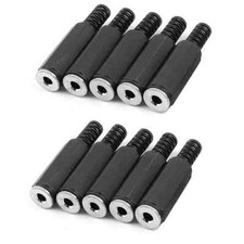 10-Pack 3.5mm Female Stereo Audio Jack Connector - DIY Solder Cable Adapter Sock