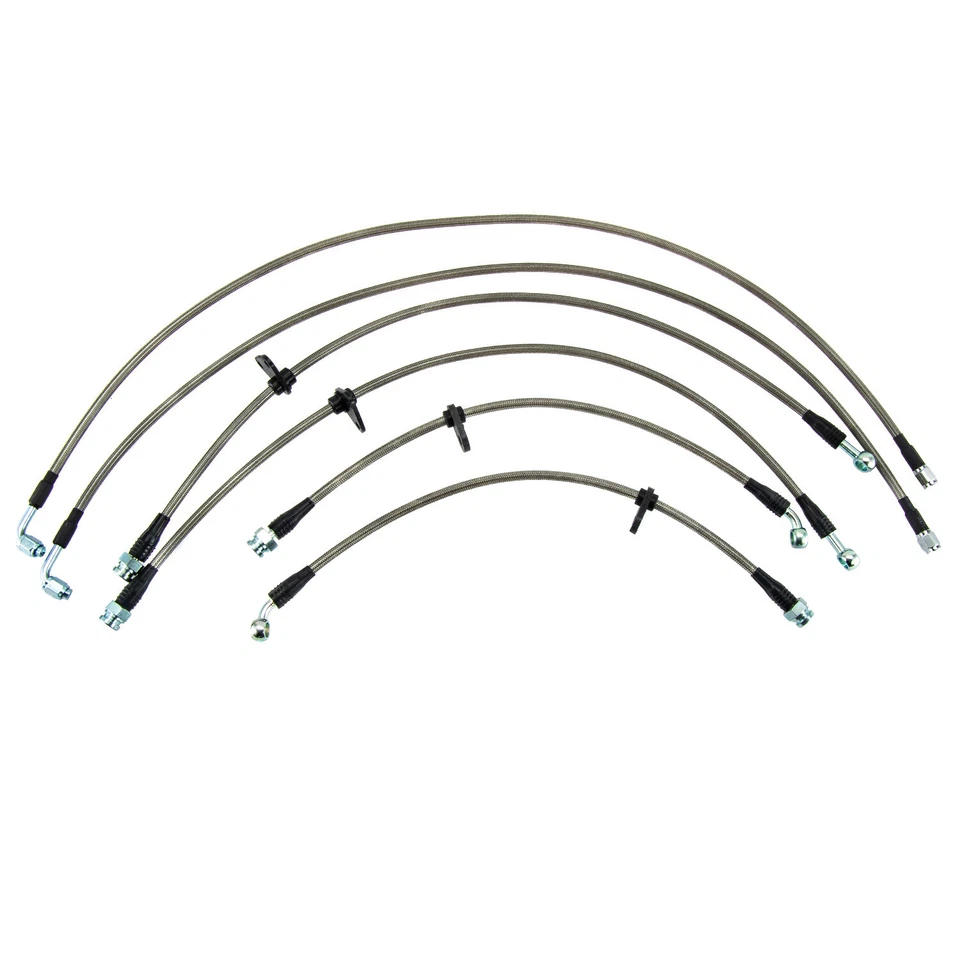 For 1994-2001 Acura Integra LS RS 1.8L L4 GAS DOHC Front & Rear Brake Line Kit - Image 4 of 4