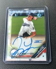 2019 Bowman Chrome Jimmy Lewis Auto Autograph 1st Prospect Auto