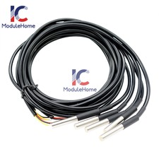 10PCS Waterproof Digital Thermal Probe Sensor DS18B20 Sensor 100CM For Arduino-