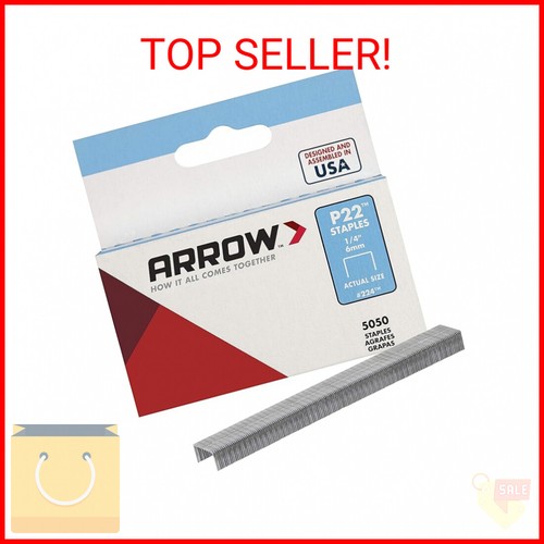 Arrow 224 Heavy Duty P22 Staples for Use with PlierType Paper and Bag
