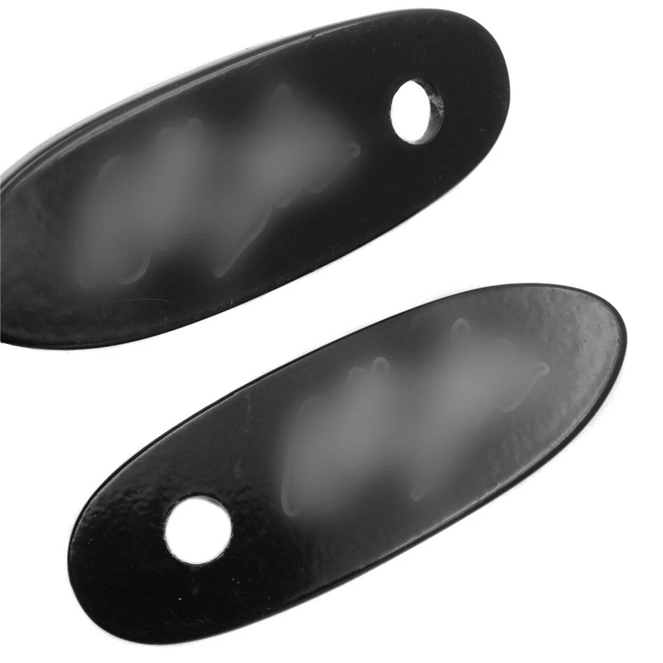 Placas base de espejo para Kawasaki Ninja 500R Ex500 636 Zx6Rr Zx7R Zx9R Zx10R negro Foto 3 de 4