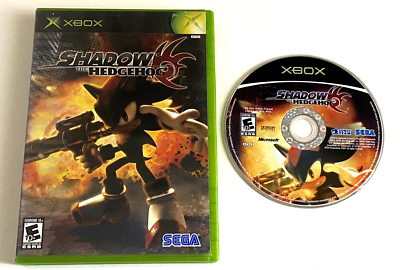 Shadow the Hedgehog Xbox Game Disc Action Adventure Sonic SEGA
