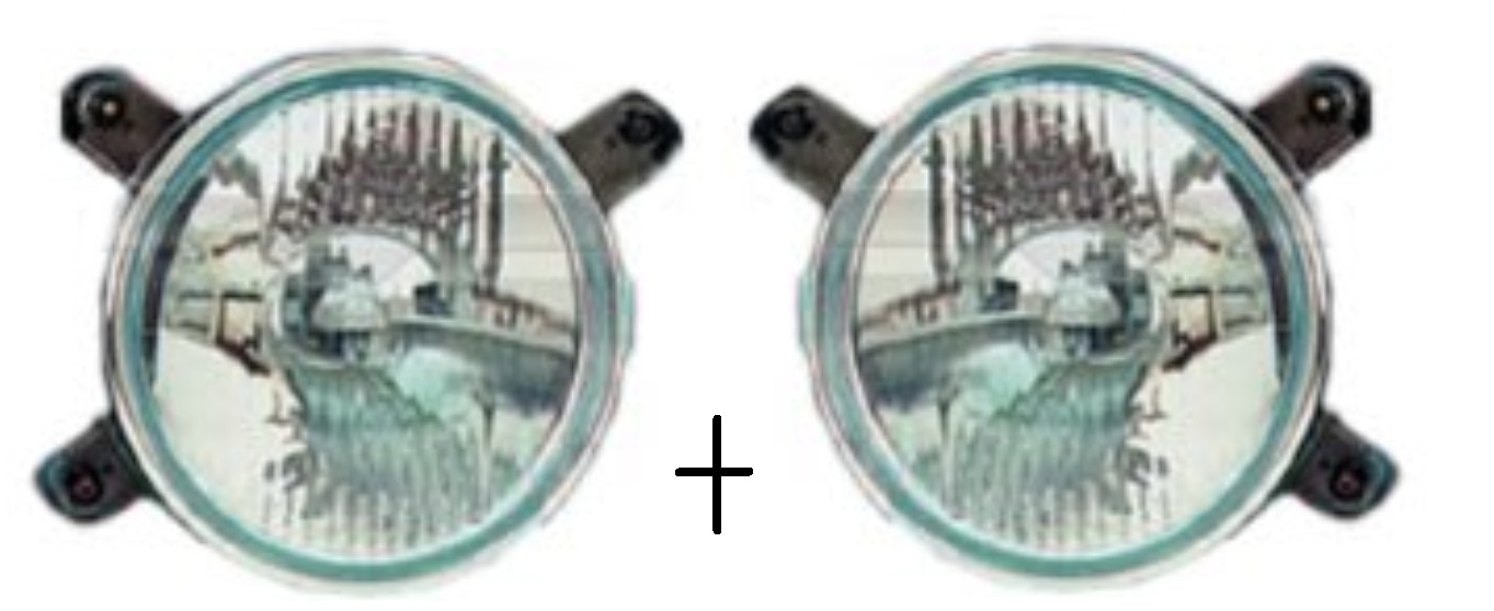 Phare avant BMW E34 gauche et droite optiques argentés H1 pour Série 5 1991-1995