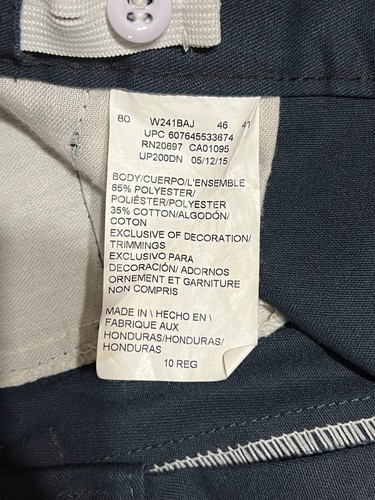 Boys’ Dickies Adjustable Waist Work Pants Comfort Stylish Skate 10 Reg Navy Blue - Picture 6 of 7
