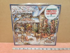 VINTAGE WJ Fantasy 24 Day Christmas Countdown Christmas Shops Advent Calendar 97