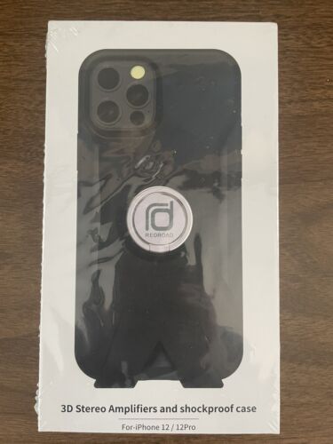 iphone 12 Pro Case stoßfest 3D Stereo Verstärker in schwarz - Bild 1 von 4