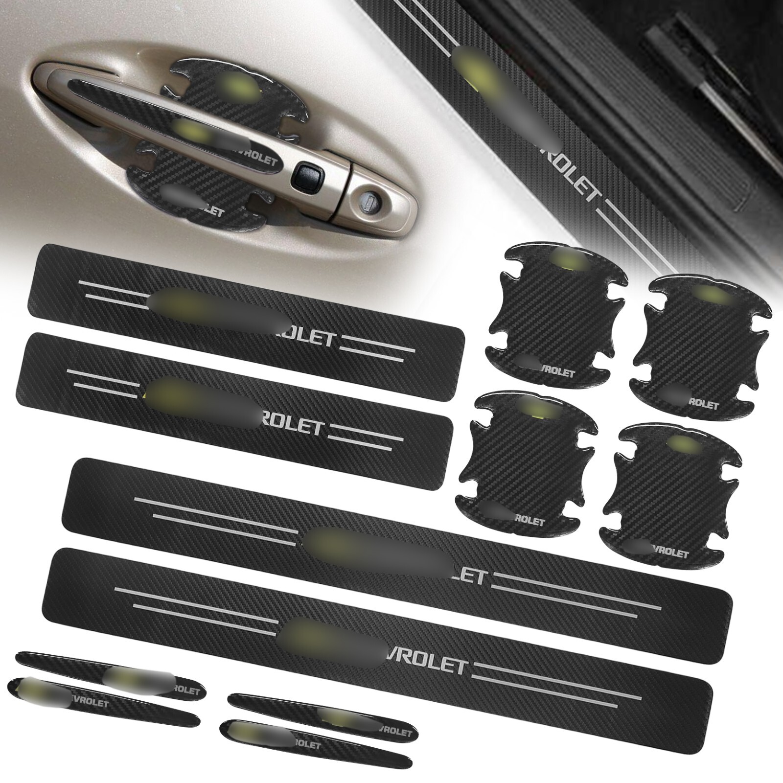 Car Door Handle Cup Protector Plate Sill Cover for Suburban Tahoe