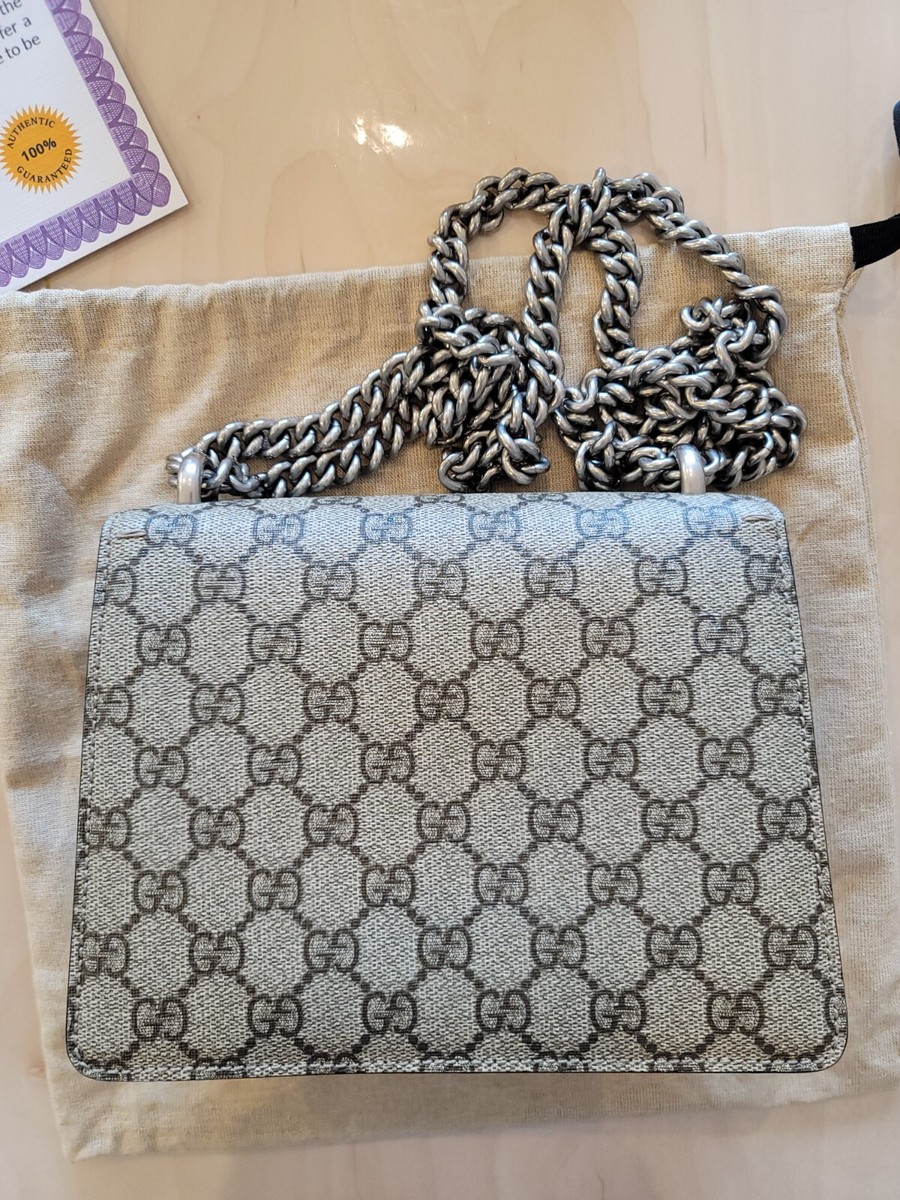 Gucci Dionysus Mini GG Supreme Canvas Crossbody Bag 100