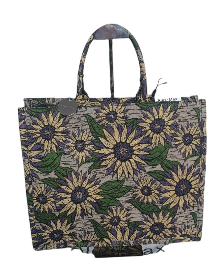 BORSA BAG MAXI BAG ALEX MAX SHOPPING MULTICOLORE