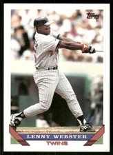 1993 Topps #37 Lenny Webster