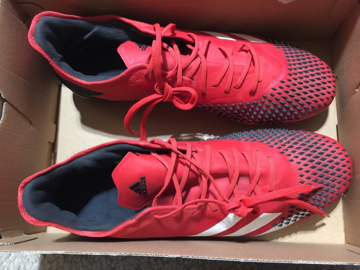 RARE 🔥 Adidas Predator 20.2 FG Demonskin Soccer Cleats RED EE9553