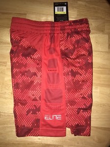 boys red nike shorts