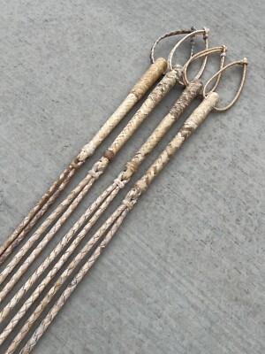 Quirt Raw Hide Equitation Ensemble Rênes Et Quirt En Cuir Raw Hide