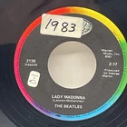 The Beatles – Lady Madonna / The Inner Light Capitol 1983 Reissue 7" 45 RPM