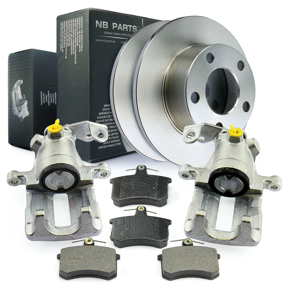 Bremssättel Bremsscheiben Bremsbeläge hinten für Audi A6 100 4A2 4A5 C4 Avant