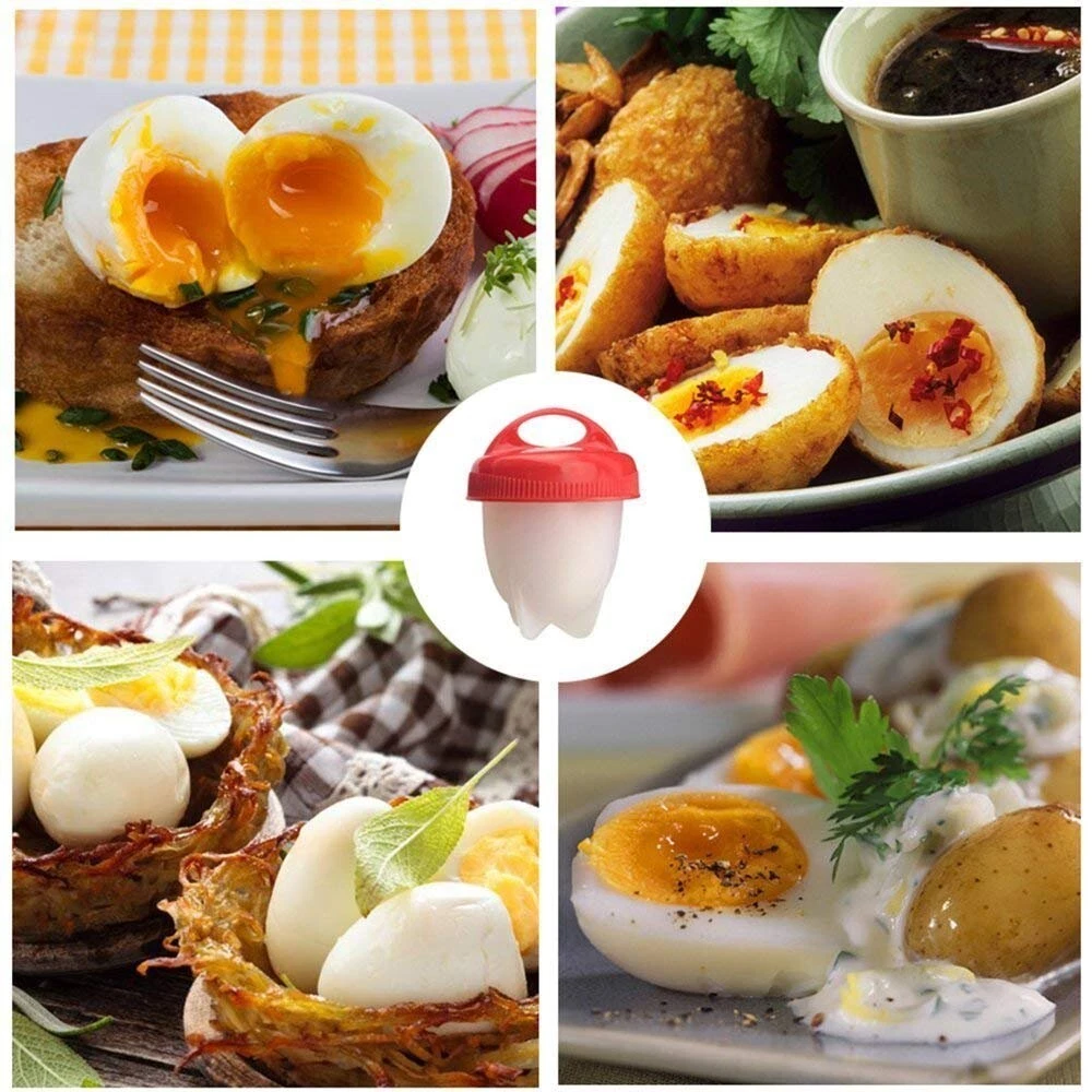 NIB Egglettes Egg Cooker Hard Boiled Eggs Shell Non Stick - 6 Pack NIB Egglettes Egg Cooker Hard Boiled Eggs Shell Non Stick - 6 Pack