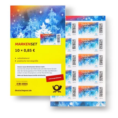 10 Stück 0,85 EUR 85 Cent postfrische selbstklebende Briefmarken Frankaturware - Bild 1 von 3