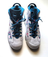 Nike Air Jordan 6 Retro Green Abyss Kids' Athletic Shoes Size US7Y, Unworn