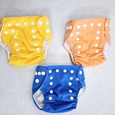 3 Alva Baby Diaper Covers No Insert Liners Snap Adjustable