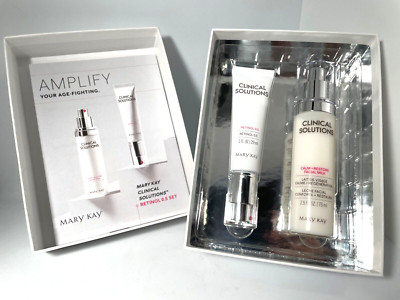 Mary Kay Clinical Solutions SET Retinol 0.5 + Calm Restore Facial Milk Set +gift