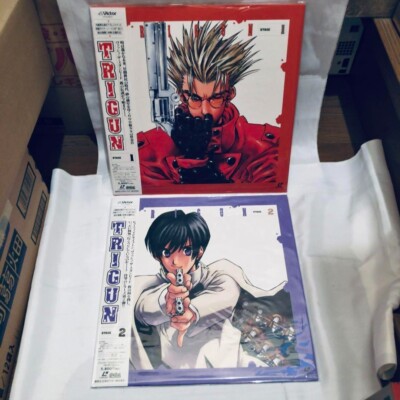 TRIGUN Laserdisc Box Set vol1.-13 Set Gun Action Captain Magazine