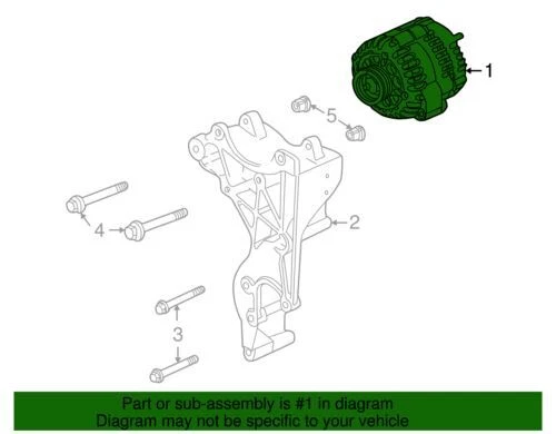 Alternador genuino GM 2003-2016 Chevrolet GMC Hummer H2 remanufacturado 19244751 Foto 2 de 4
