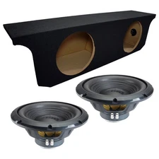 Alpine W12S4 BassLine 12 Inch Subwoofer Dual Sealed Jeep Wrangler Box 250 Watt