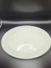 Vintage Fire King Milk Oven Glass Scalloped Swirl  Oval Platter 1942-50