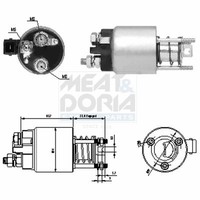 Meat & Doria Magnetschalter Starter FüR VW Lupo 6X1 6E1 1.0 1.4 Polo 6N2 6N1