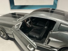 1:18 GREENLIGHT 1967 FORD SHELBY GT500 ELEANOR GRAY / BLACK   [NO BOX]
