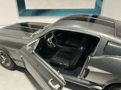 1:18 GREENLIGHT 1967 FORD SHELBY GT500 ELEANOR GRAY / BLACK   [NO BOX]