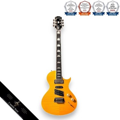 Epiphone Nighthawk Custom Reissue Trans Amber E-Gitarre 2012