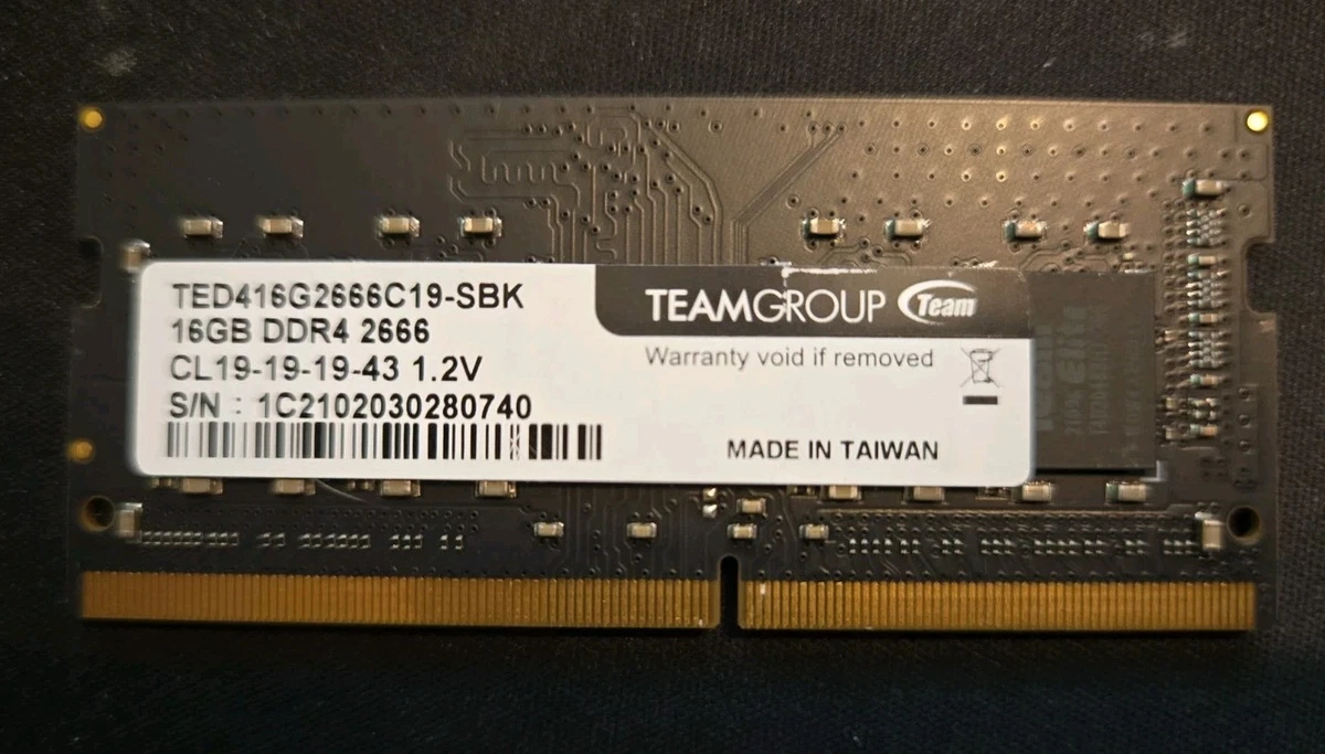 Team Group PC4-21300 (DDR4-2666) Bus Speed DDR4 SDRAM Memory (RAM