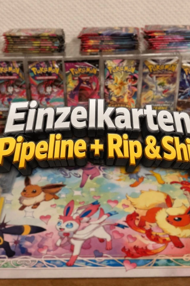 Einzelkarten Pipeline + Rip & Ship - Sammelversand ab heute möglich