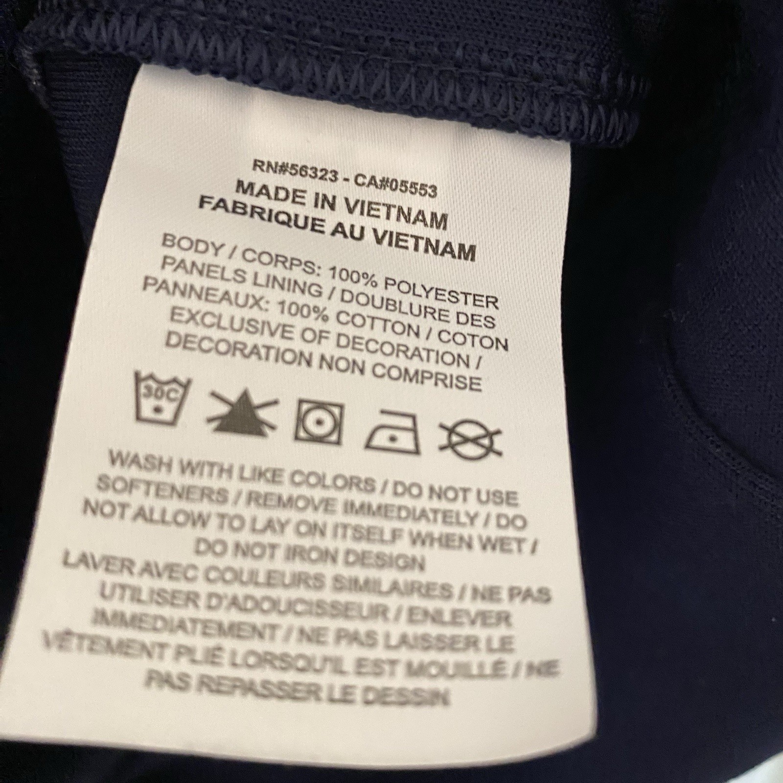 NIKE AUTHENTICS UTAH JAZZ NBA SIDELINE WARMUP HOODIE, Size Med, Navy Blue thumbnail 6