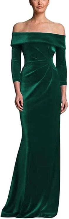 Green Velvet Maxi Dresses for Women for sale - eBay