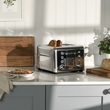 ProCook 4 Slice Toaster 1800W 7-Browning Settings Stainless Steel 8493 BRAND NEW