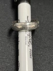 925 Sterling Silver Vintage Open Musical Notes Band Ring Faith inscribe