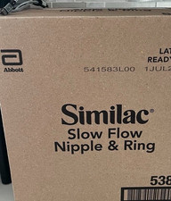 250/Case NEW Similac Infant Nipple  Ring Slow Flow 53894 X Exp 10/1/2025