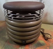 Kisco Circulair Floor Fan Model KF50-R 3 Speed 15" Brown Vintage 1950s