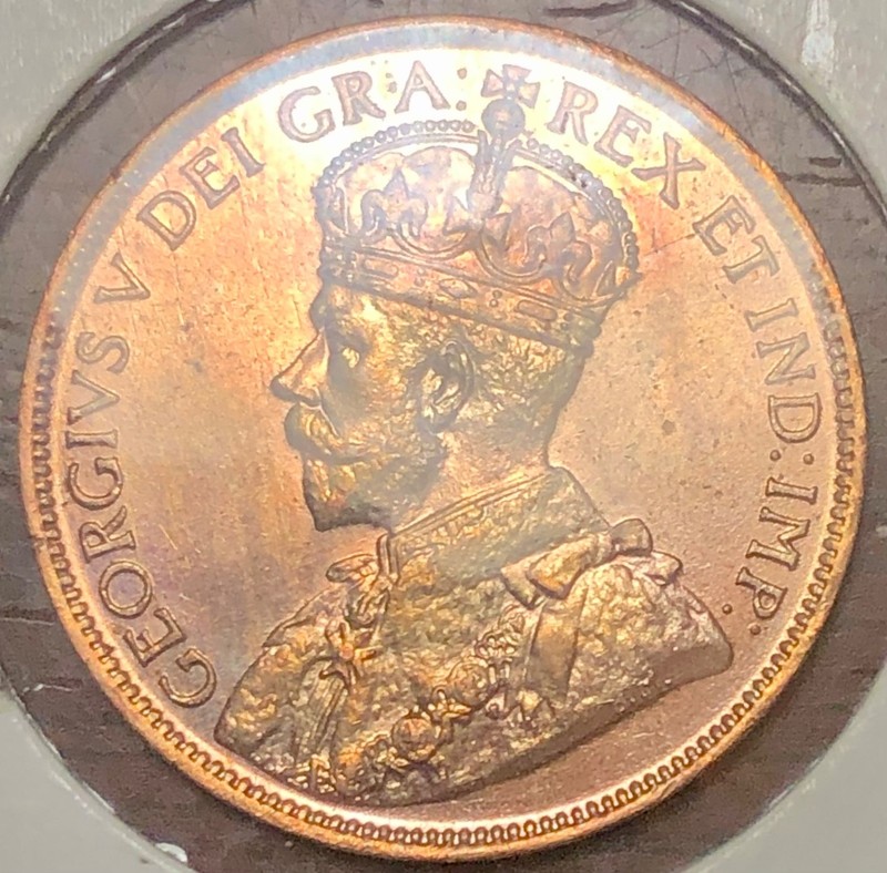 Canada 1918 One Cent *Stunning Uncirculated Red W/Superb Color *Blaylock Estate*