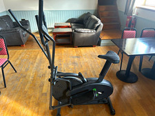 Neezee Magnetic Electric Elliptical Cross Trainer LCD Display 4 Programmes 100kg