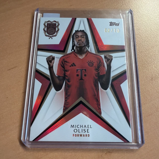 2025 Topps FC Bayern München 125 Years Anniversary Michael Olise /10