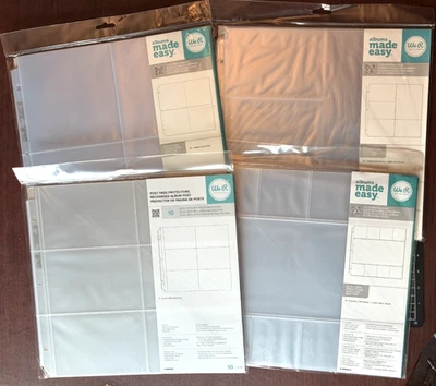 WE R MEMORY KEEPERS WeR Memory Keepers 12x12 POST RING PAGE PROTECTORS or PHOTO SLEEVES - VARIETY